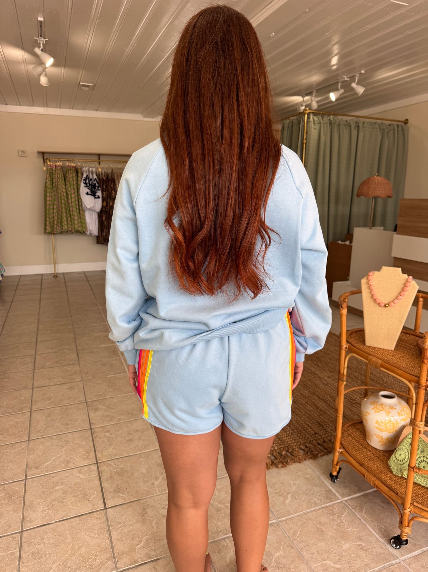 Color Contrast Long Sleeve Set