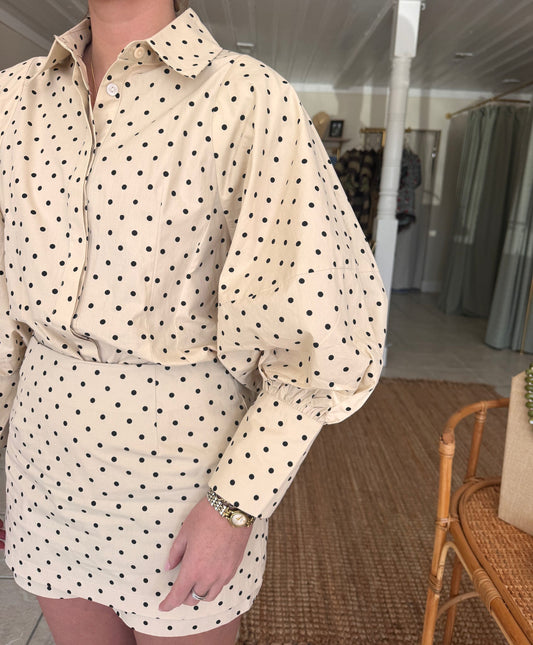Polka Dot Skort Set