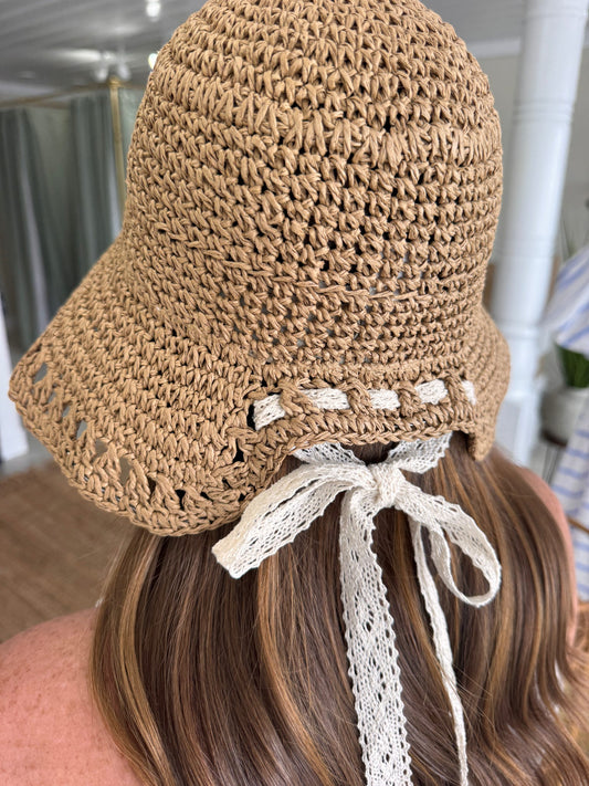 Straw Weave Bucket Hat