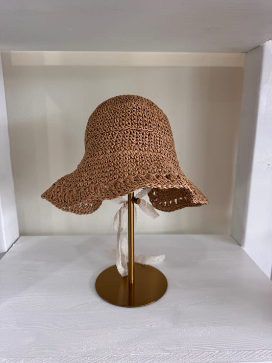 Straw Weave Bucket Hat