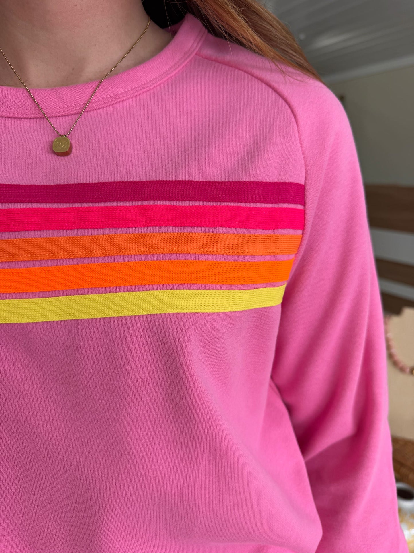 Color Contrast Long Sleeve Set