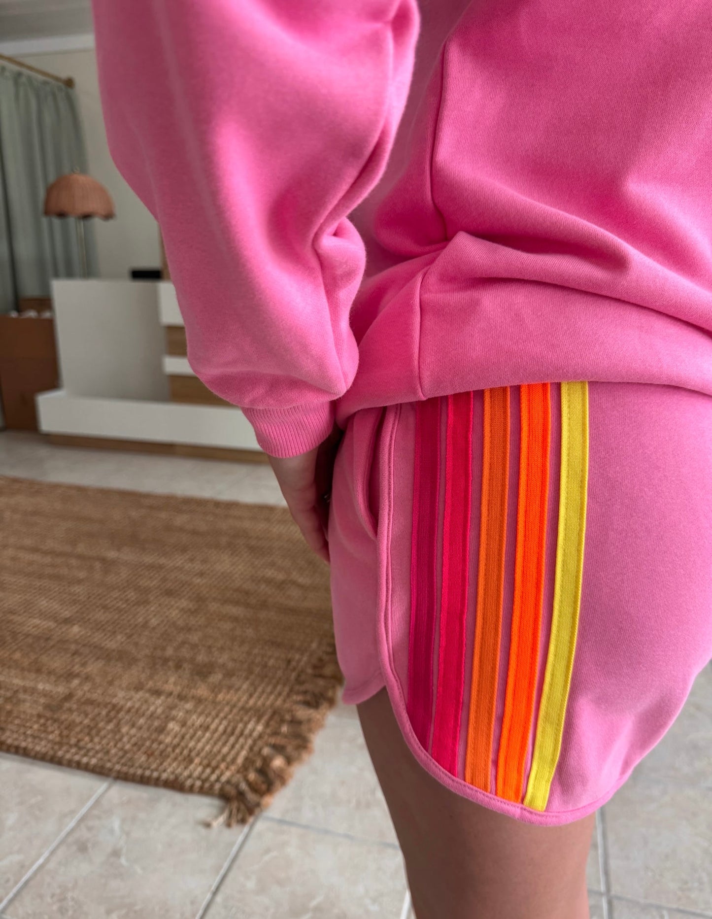 Color Contrast Long Sleeve Set