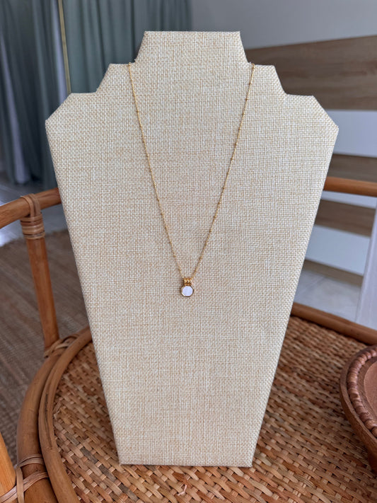 Hexagon Pendant Necklace