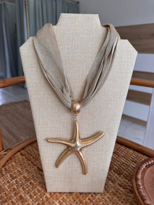 Starfish Mesh Necklace
