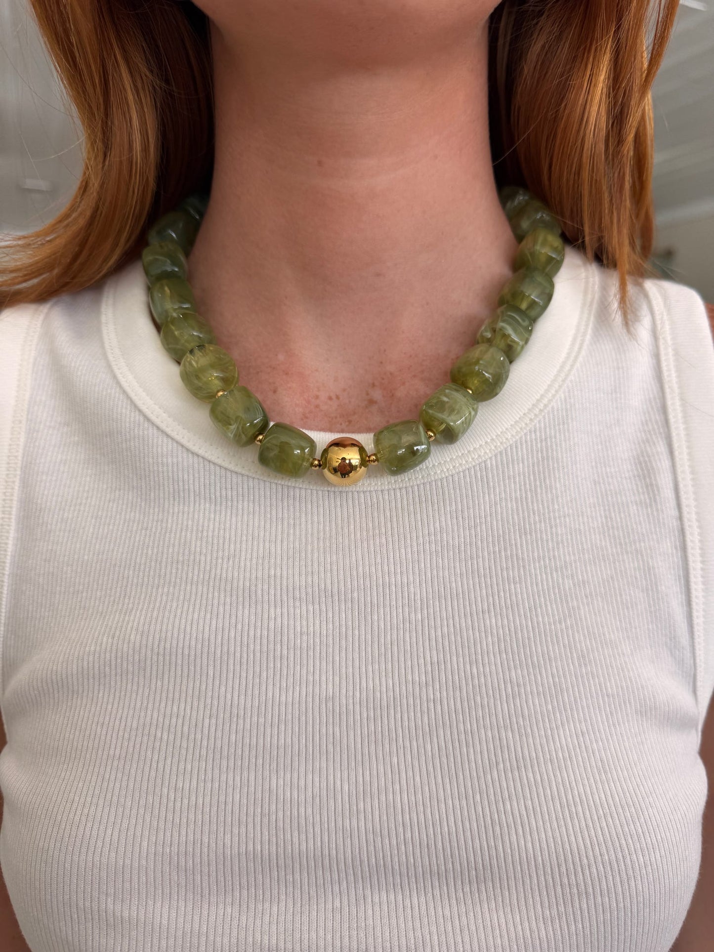Chunky Beaded Necklace