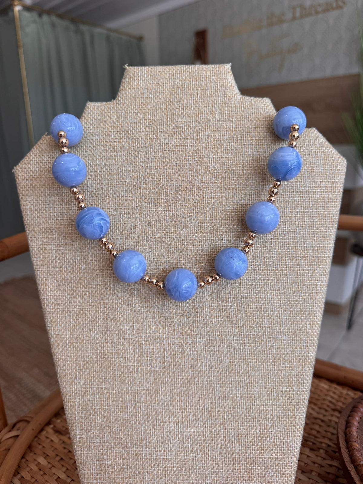 Marble & Ball Necklace