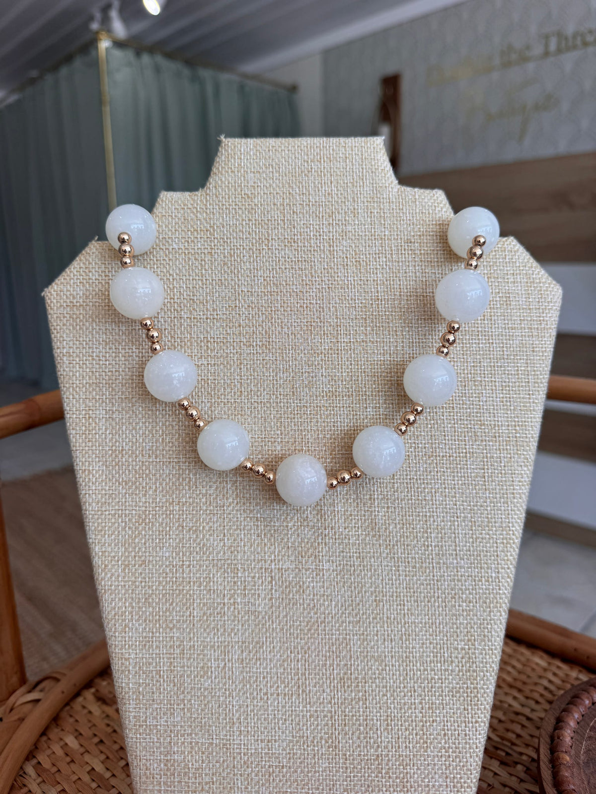 Marble & Ball Necklace