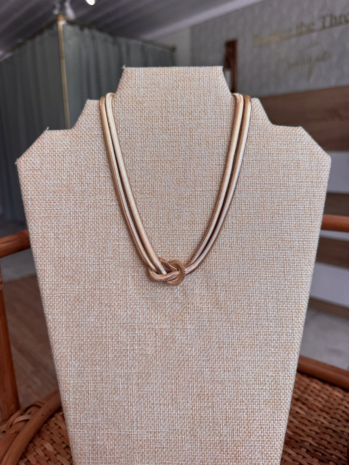 2-layered Cable Chain Choker