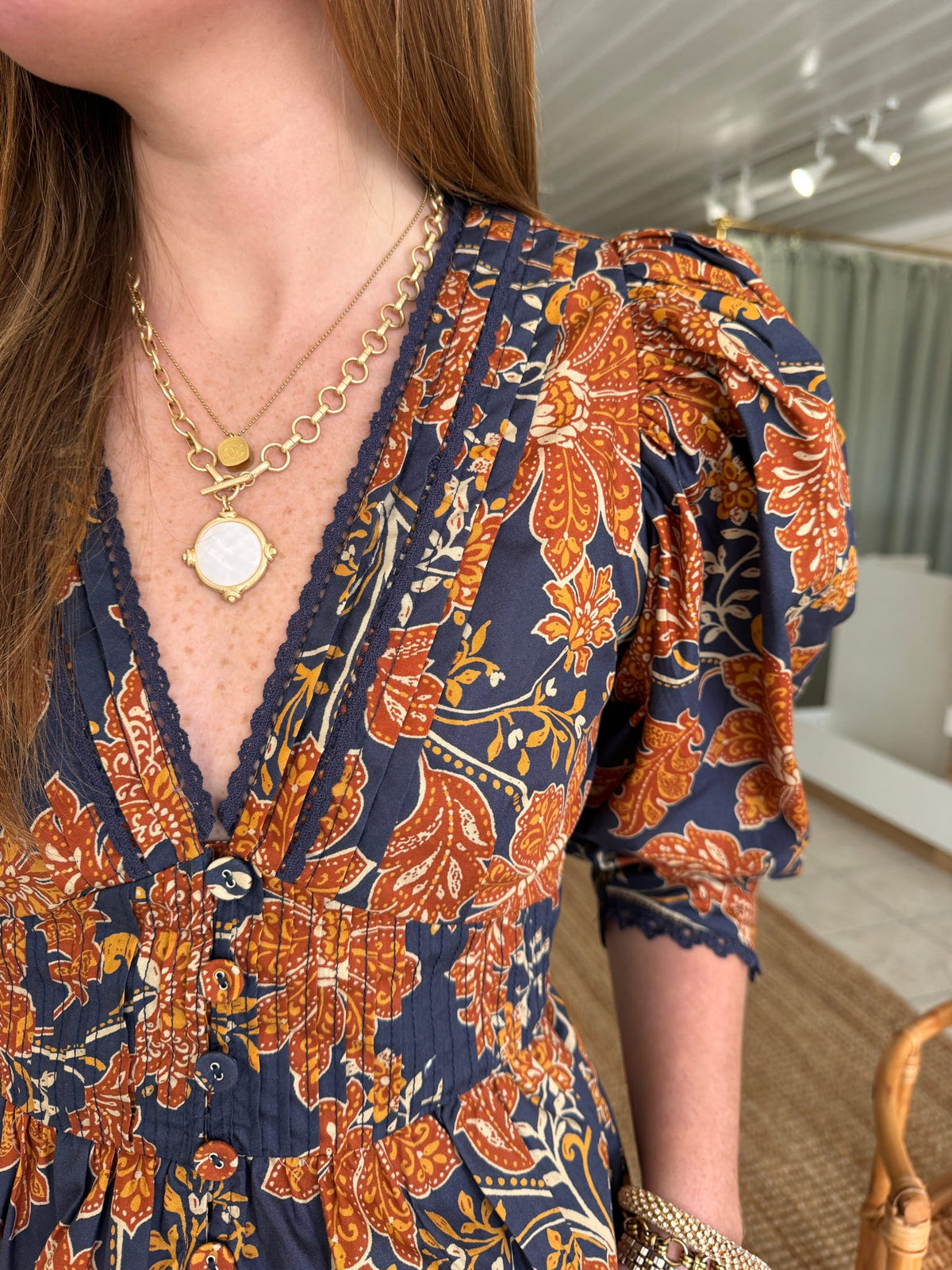 Floral Peplum Blouse