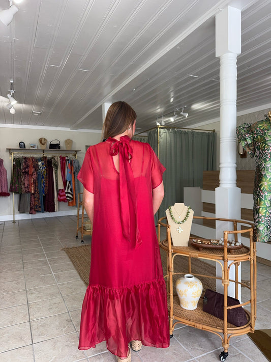 Chiffon Midi Dress