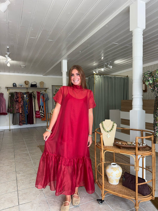 Chiffon Midi Dress