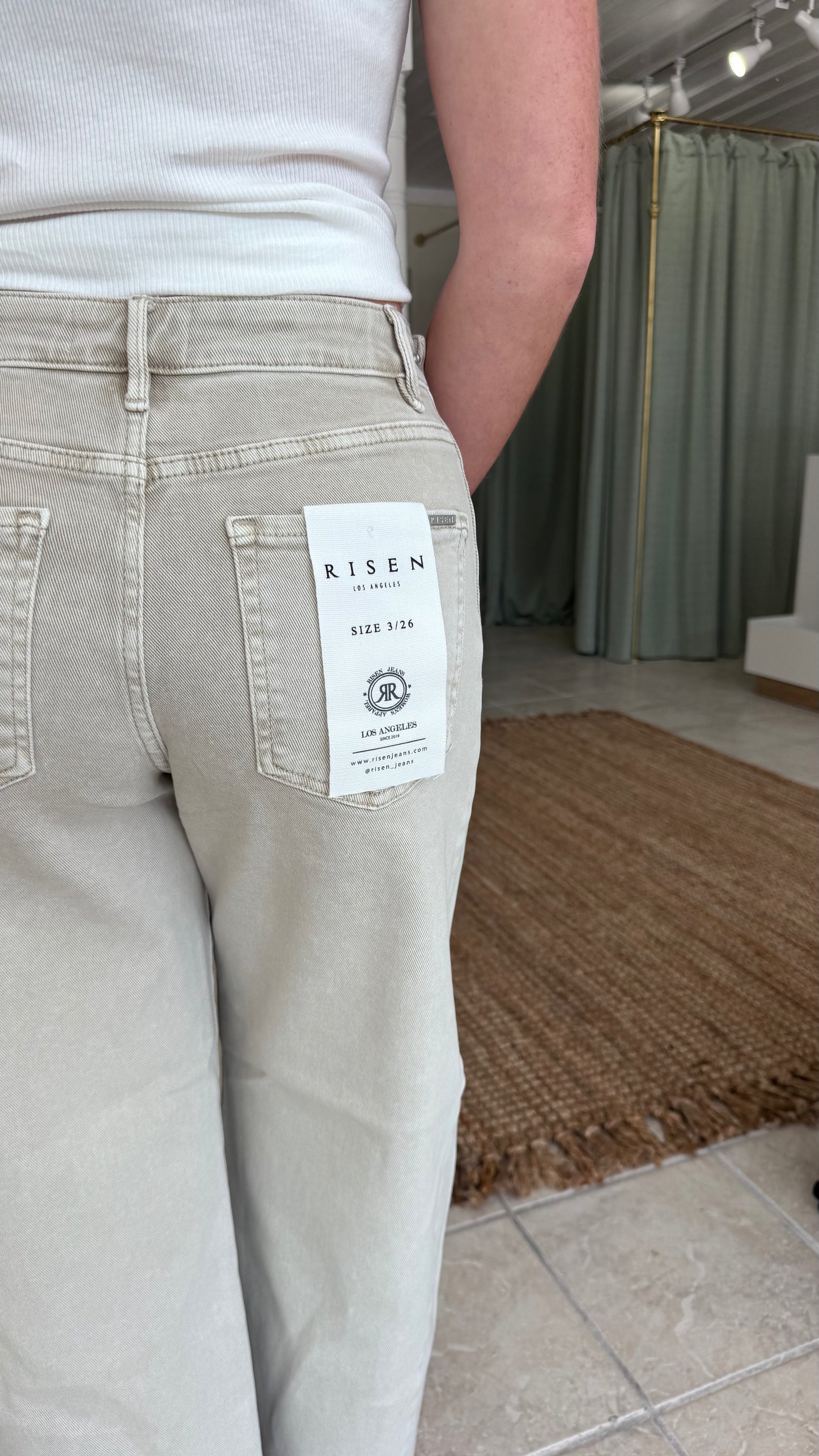 Slouchy Crop Barrel Pants