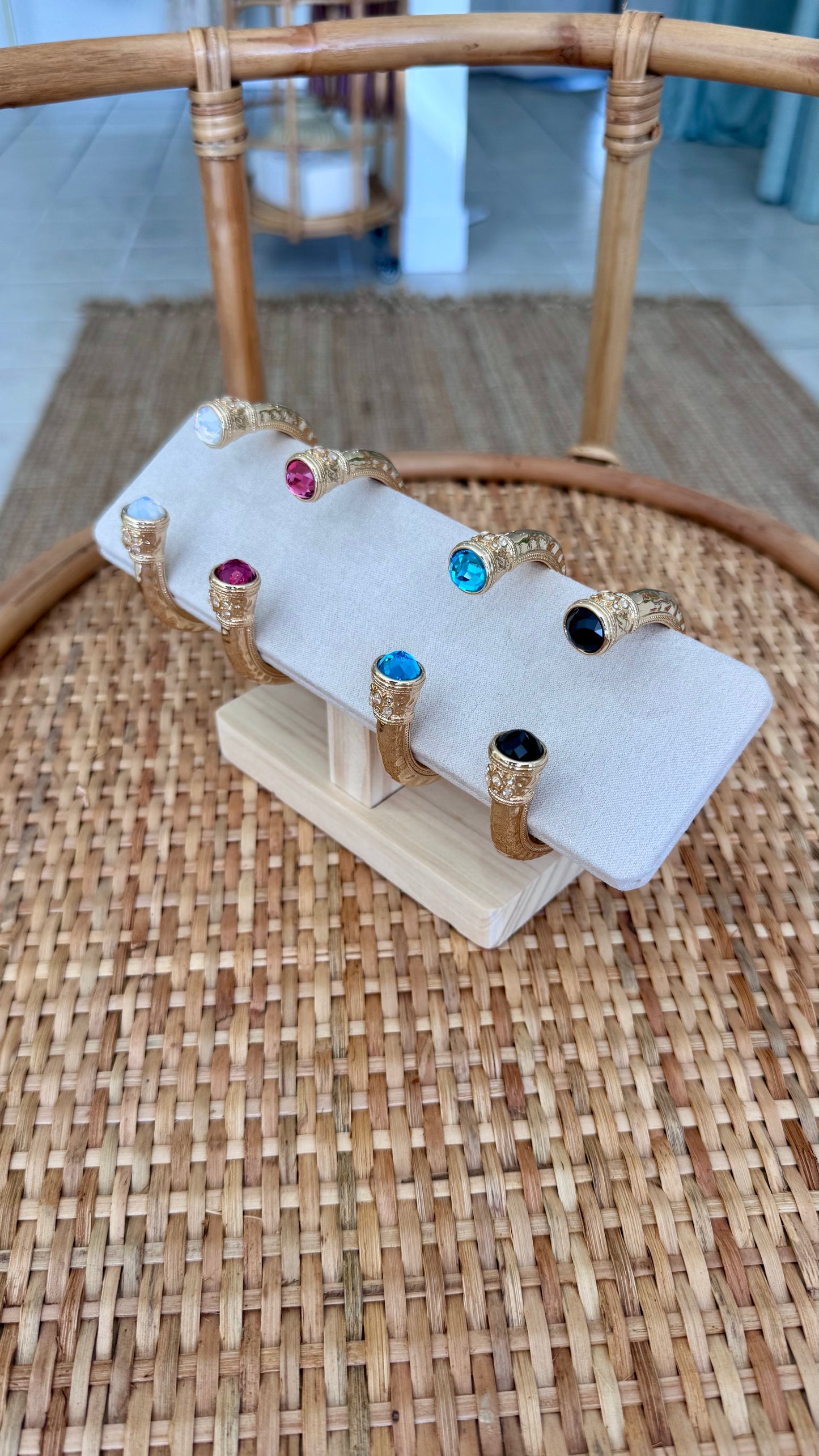Jewel End Antique Cuff Bracelet
