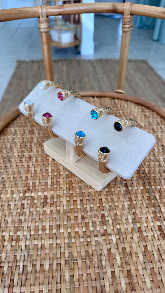 Jewel End Antique Cuff Bracelet