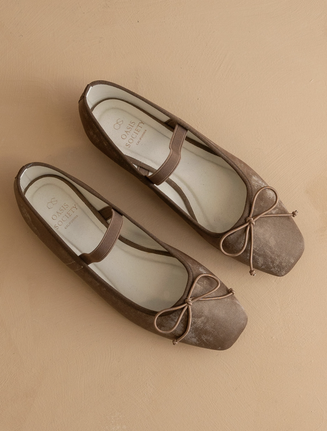 Coffee Ballet Pointe Flat